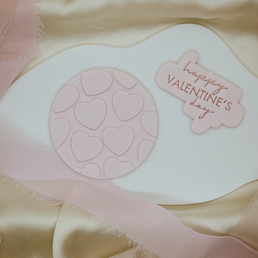 VALENTINE HEART CANDY PATTERN EMBOSSER