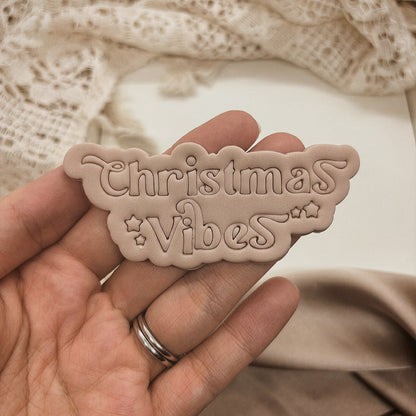 CHRISTMAS VIBES PRESS STAMP